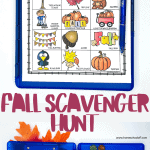 free fall scavenger hunt