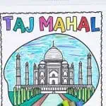 free taj mahal worksheet