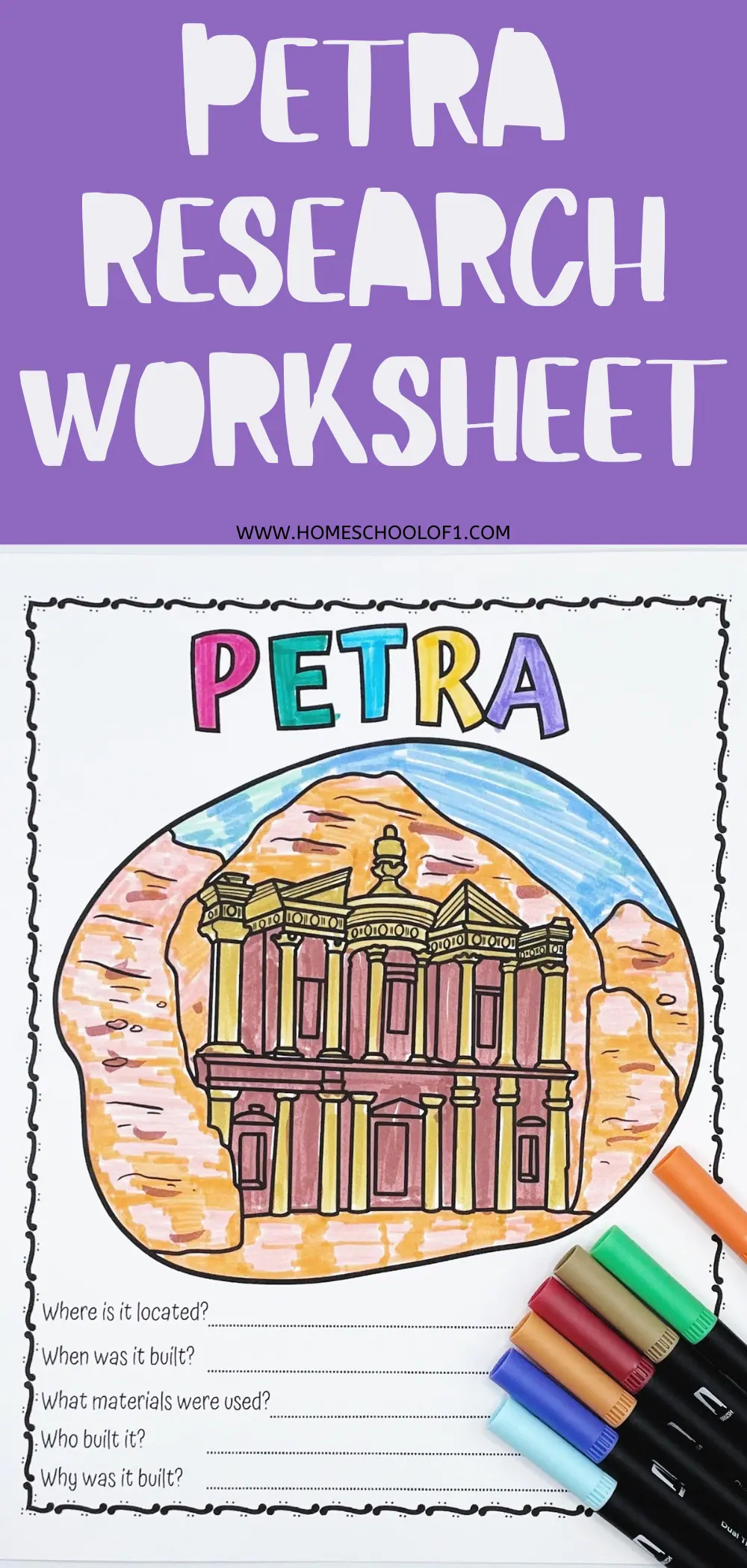 petra research worksheet