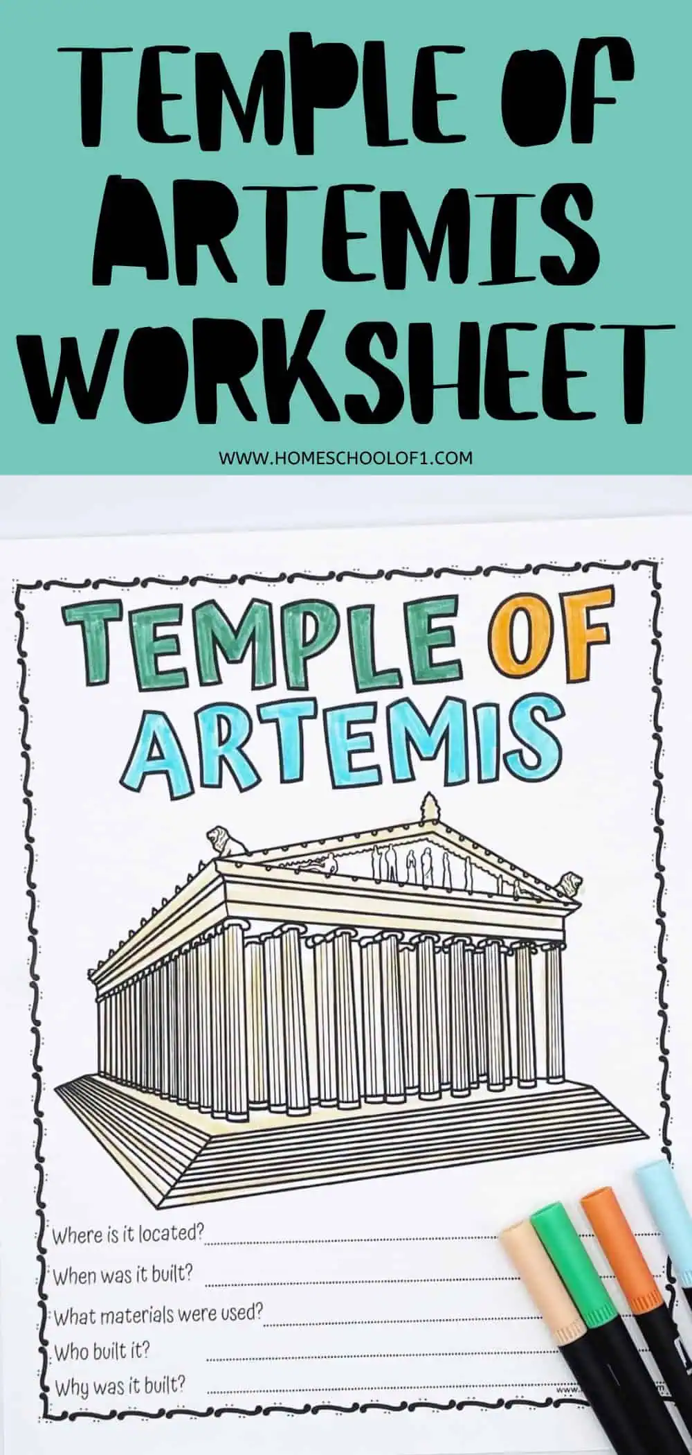 temple of artemis worksheet