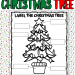 PARTS OF A CHRISTMAS TREE WORKSHEET