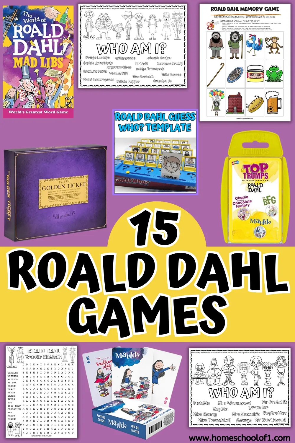 ROALD DAHL GAMES