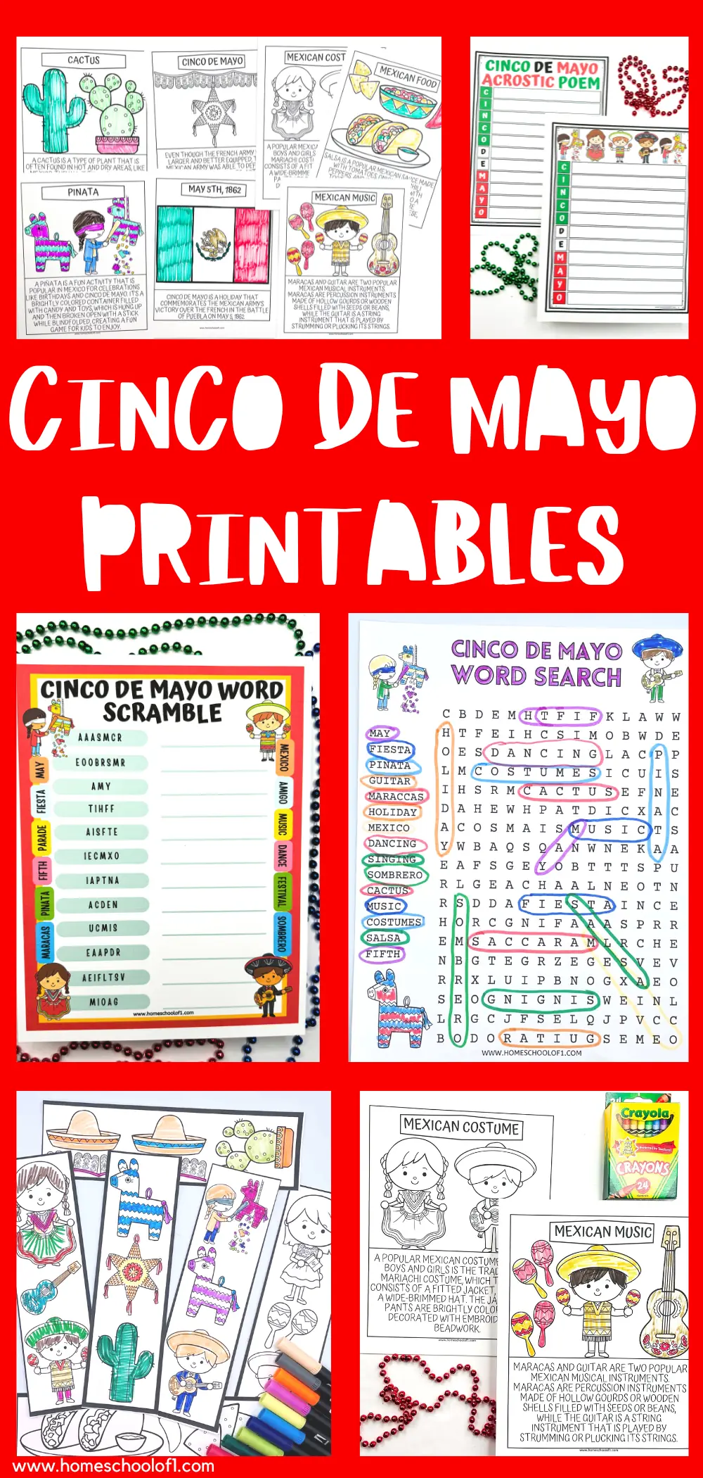 cinco de mayo printables for kids