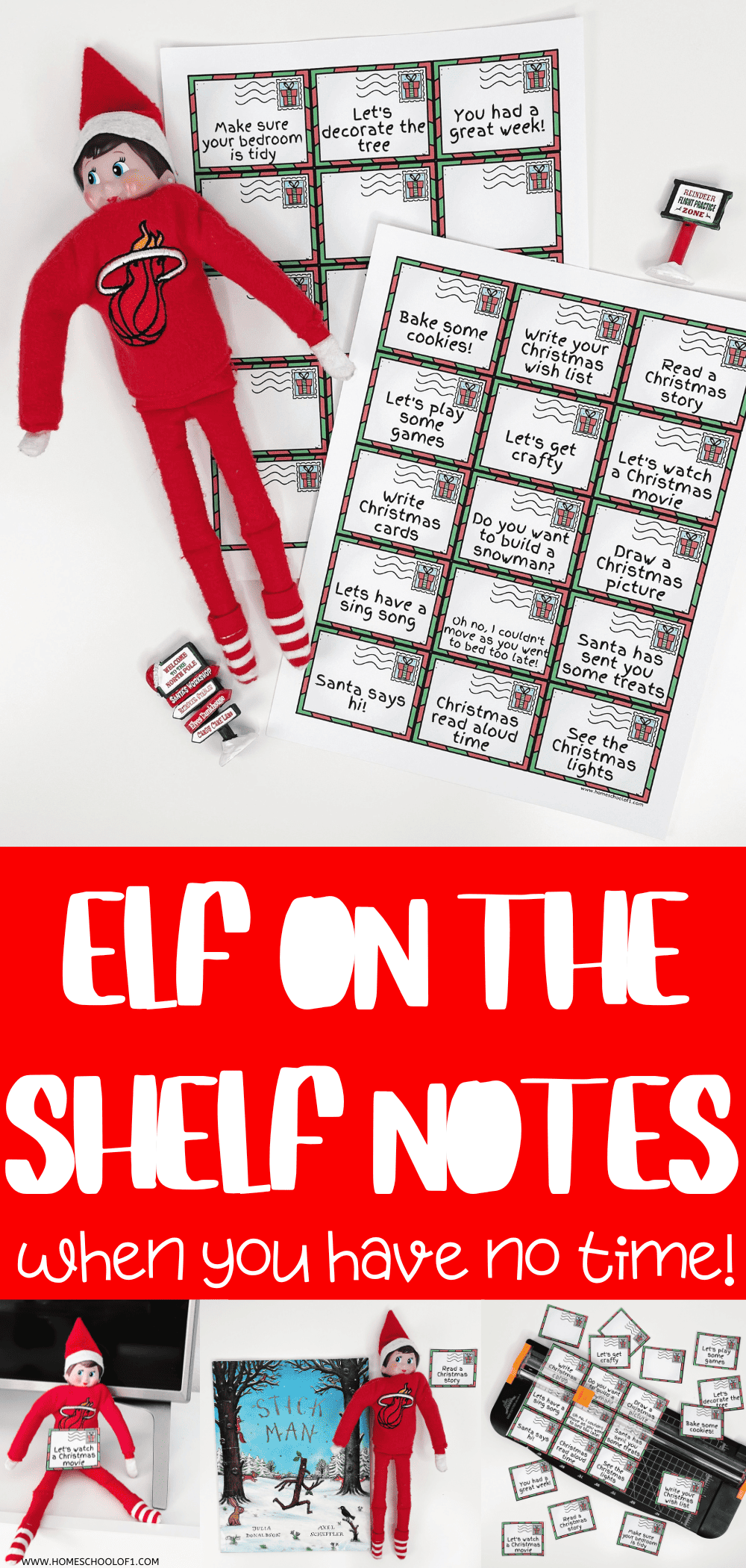 30 Free Printable Elf on the Shelf Notes