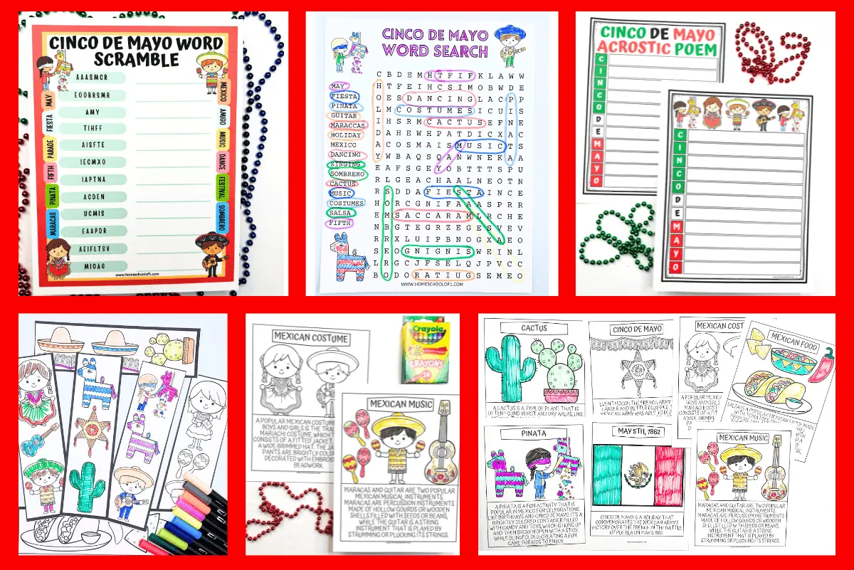 free cinco de mayo printables for kids