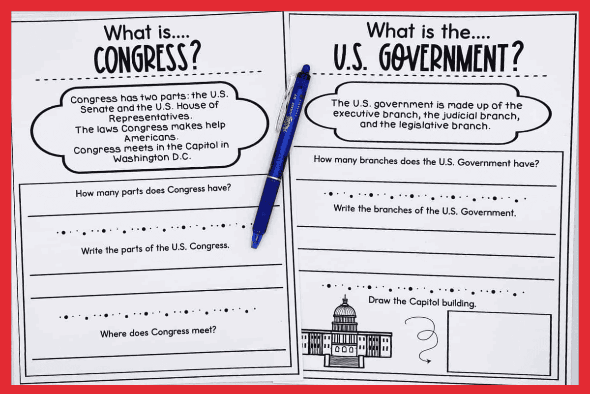 Free What Is Government Worksheet For Elementary Students