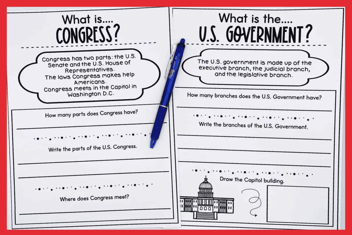 Free What Is Government Worksheet For Elementary Students