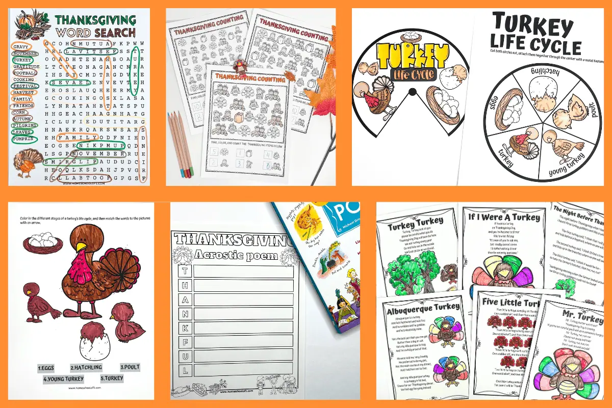 homeschool thanksgiving activities