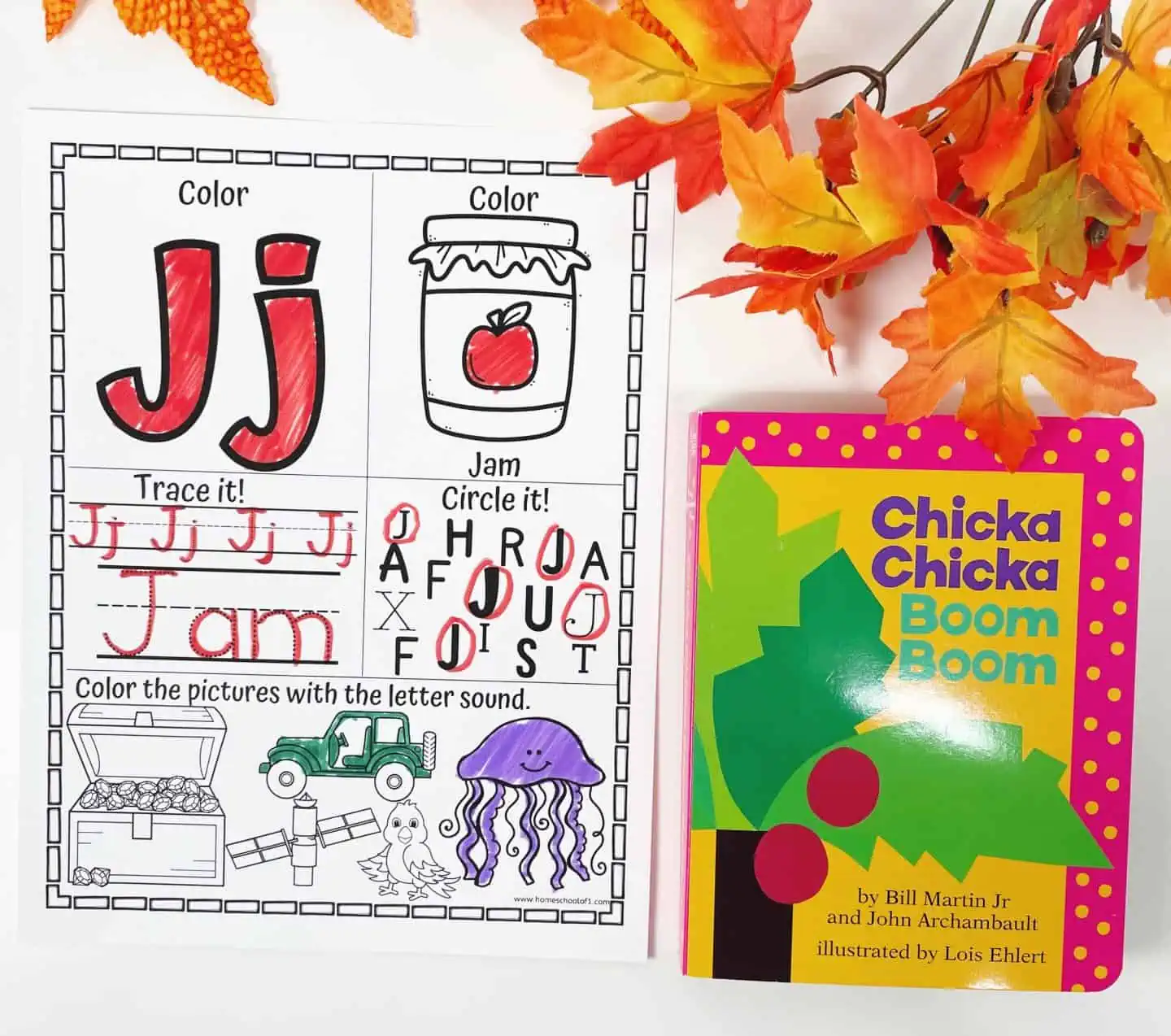 letter j alphabet thanksgiving worksheet