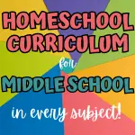 middle school homeschool curriculum