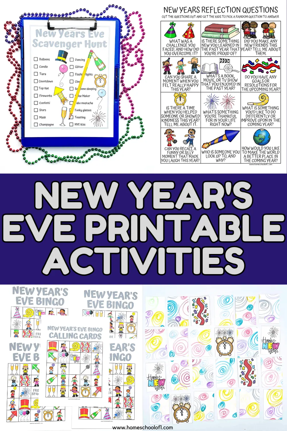 new year's eve worksheets