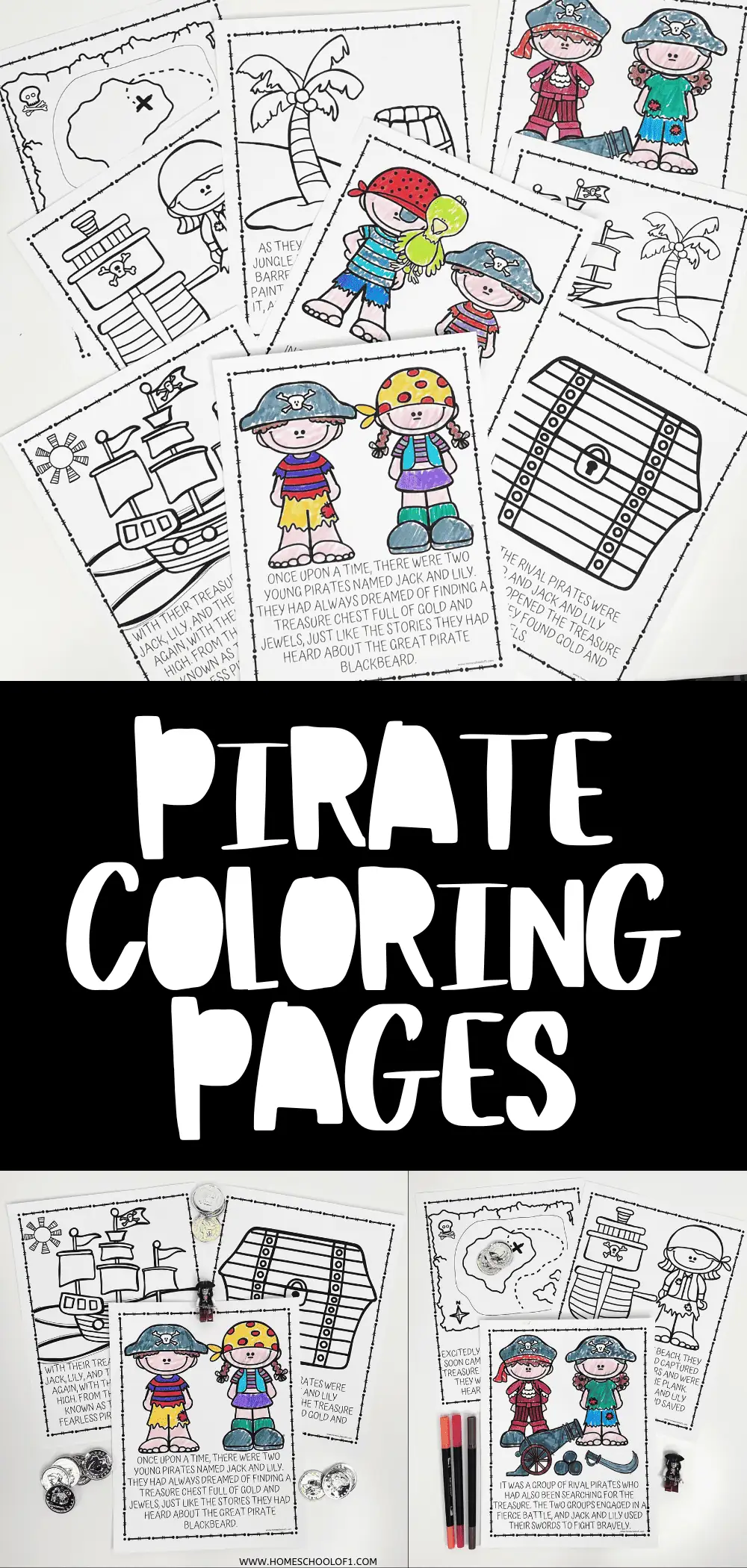 pirate coloring pages