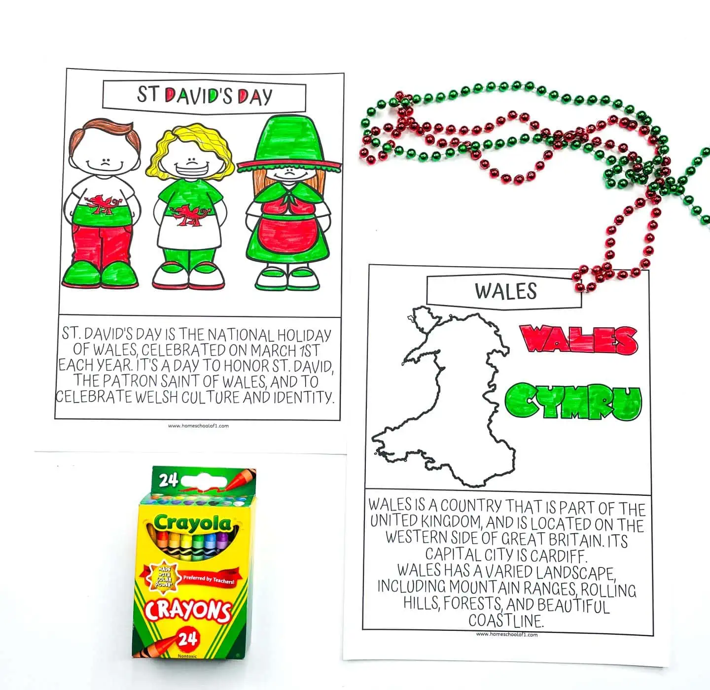 st david's day printables