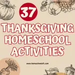 thanksgiving homeschool activities