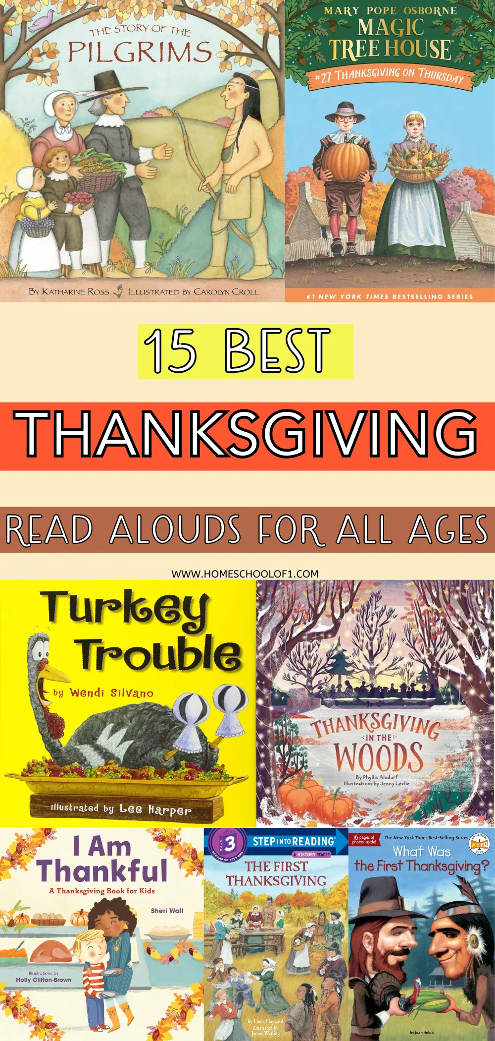 BEST THANKSGIVING READ ALOUD BOOKS