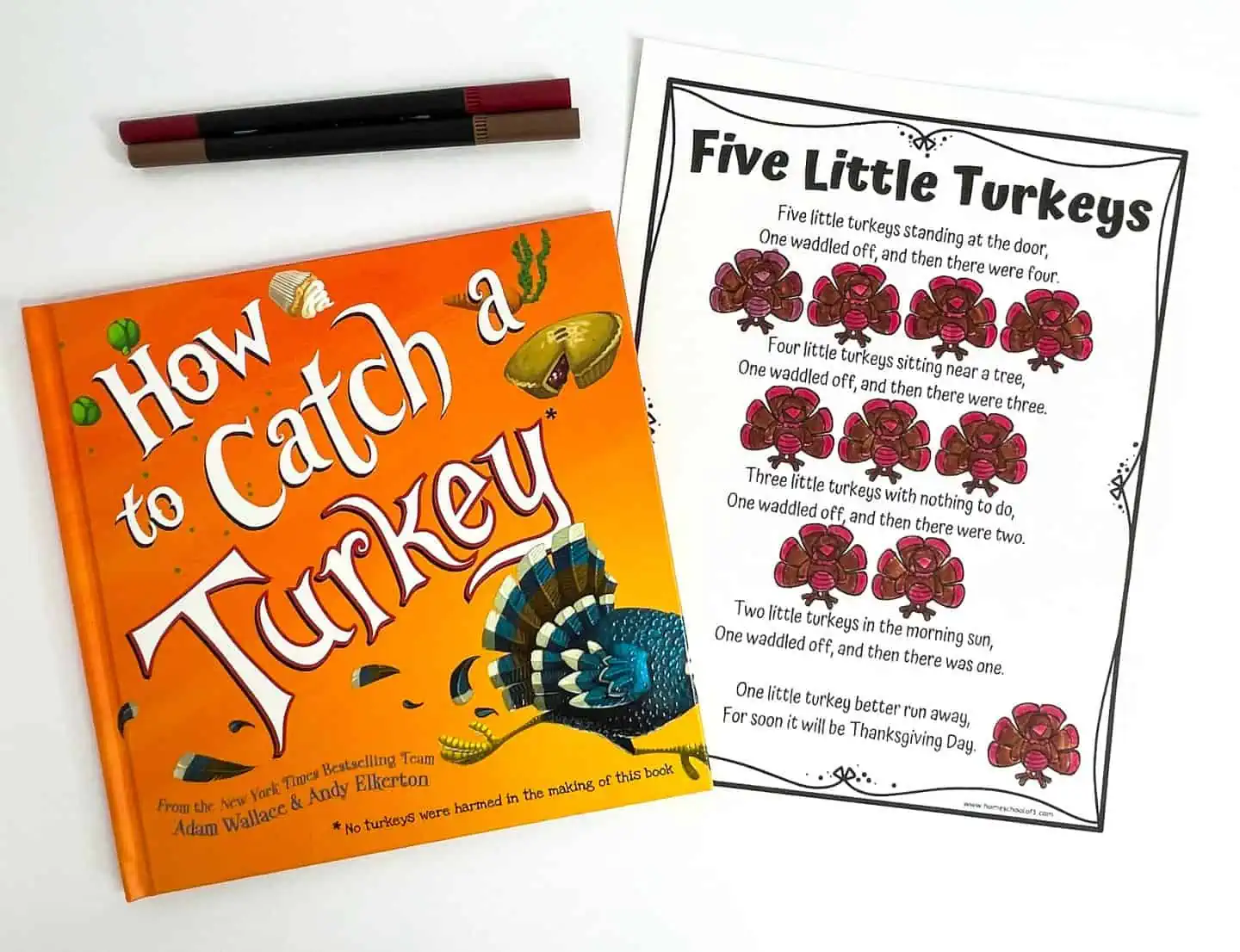 FIVE LITTLE TURKEYS