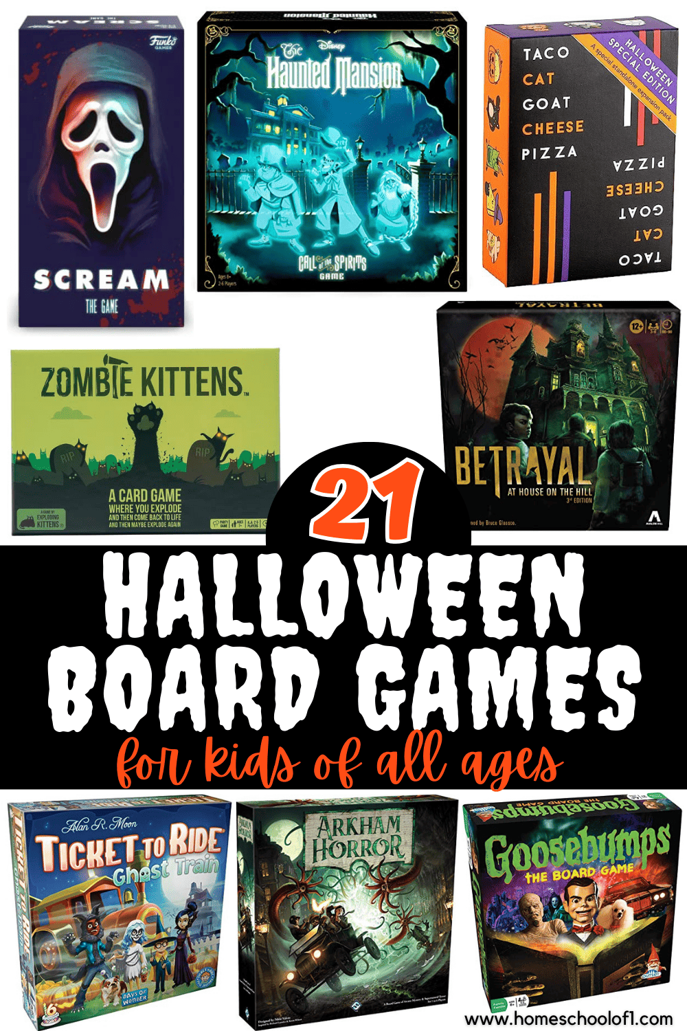 HALLOWEEN BOARD GAMES