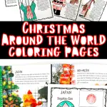 Free Christmas Around the World Coloring Pages