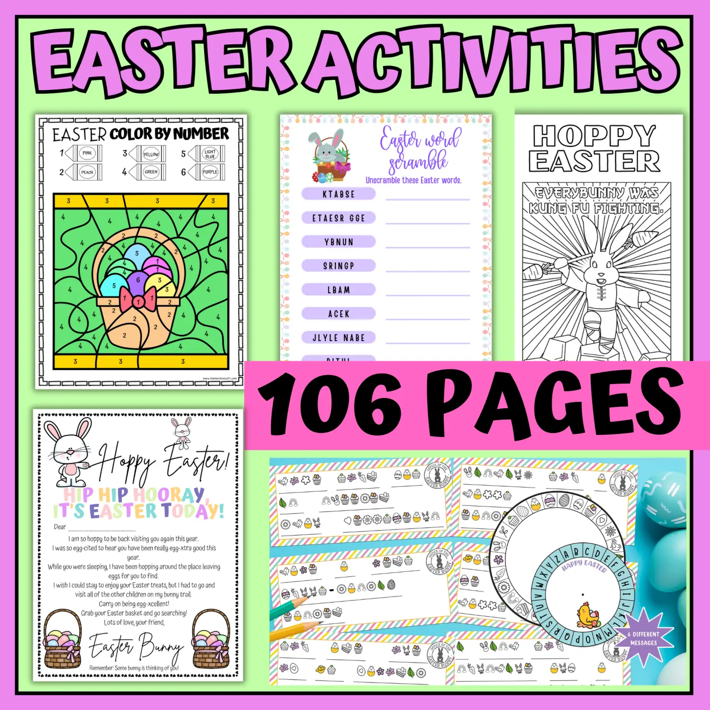 easter activities bundle