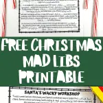 free christmas mad libs printable