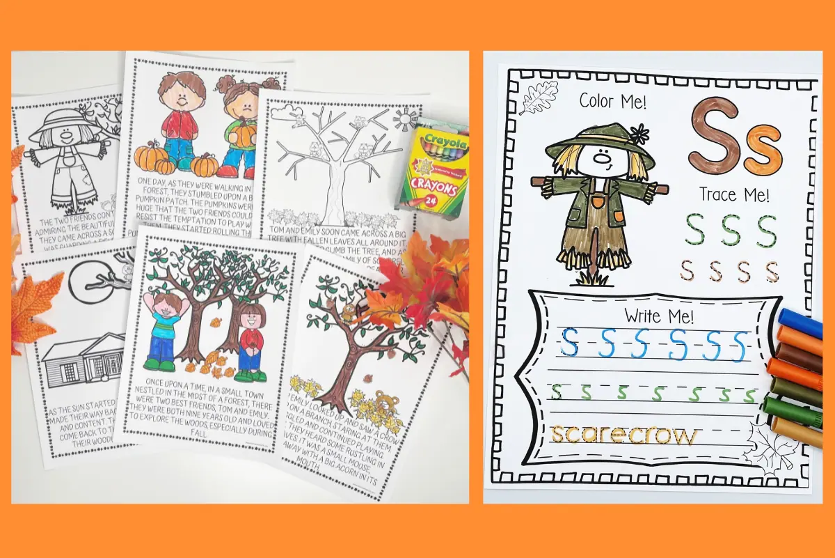 free fall printables for kids