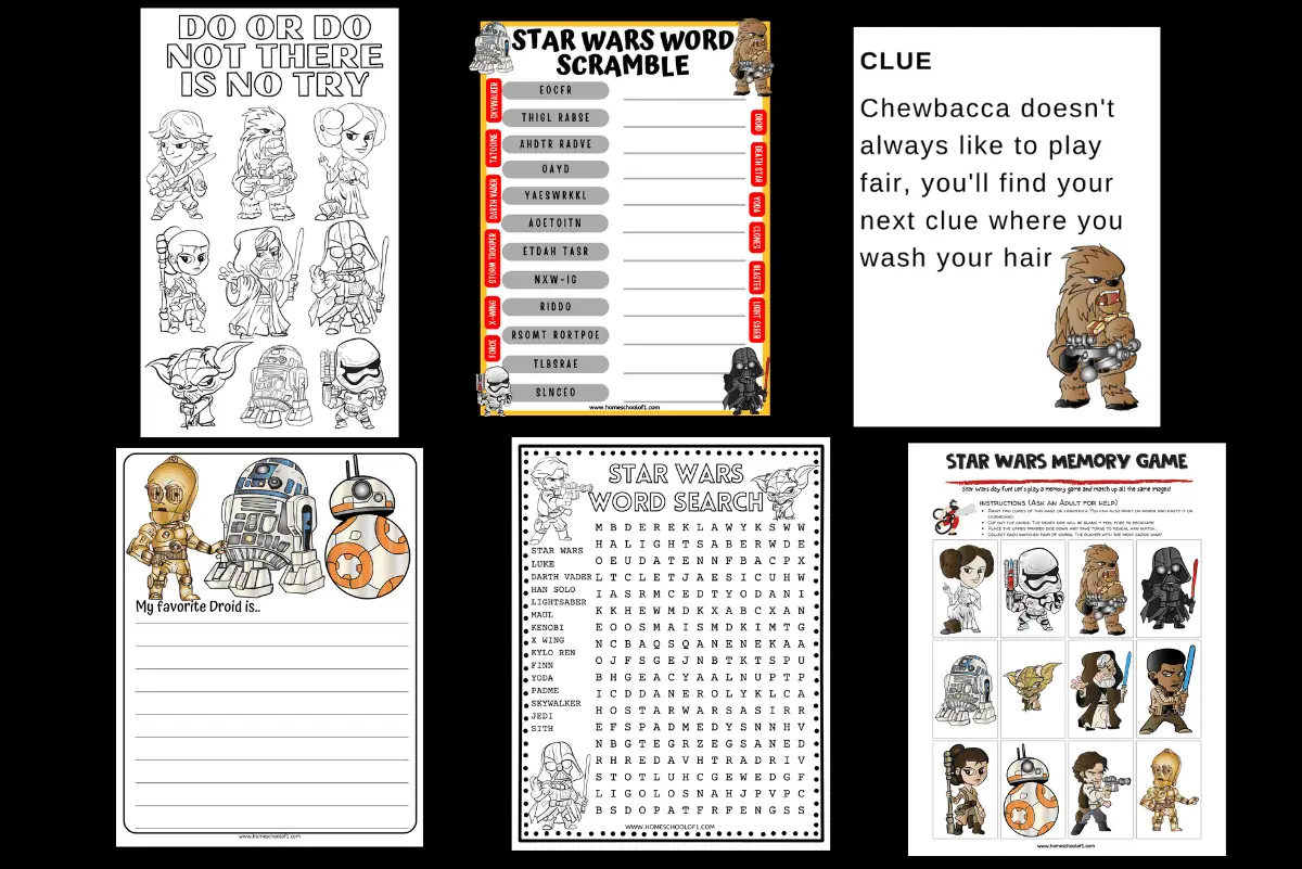 Star Wars Day Activities & Free Printables