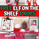 ELF ON THE SHELF PROPS