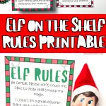 Elf on the Shelf rules printable