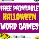 free printable halloween word games