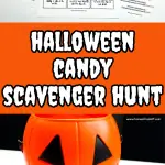 hallowen candy scavenger hunt