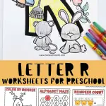 letter r worksheets for preschool