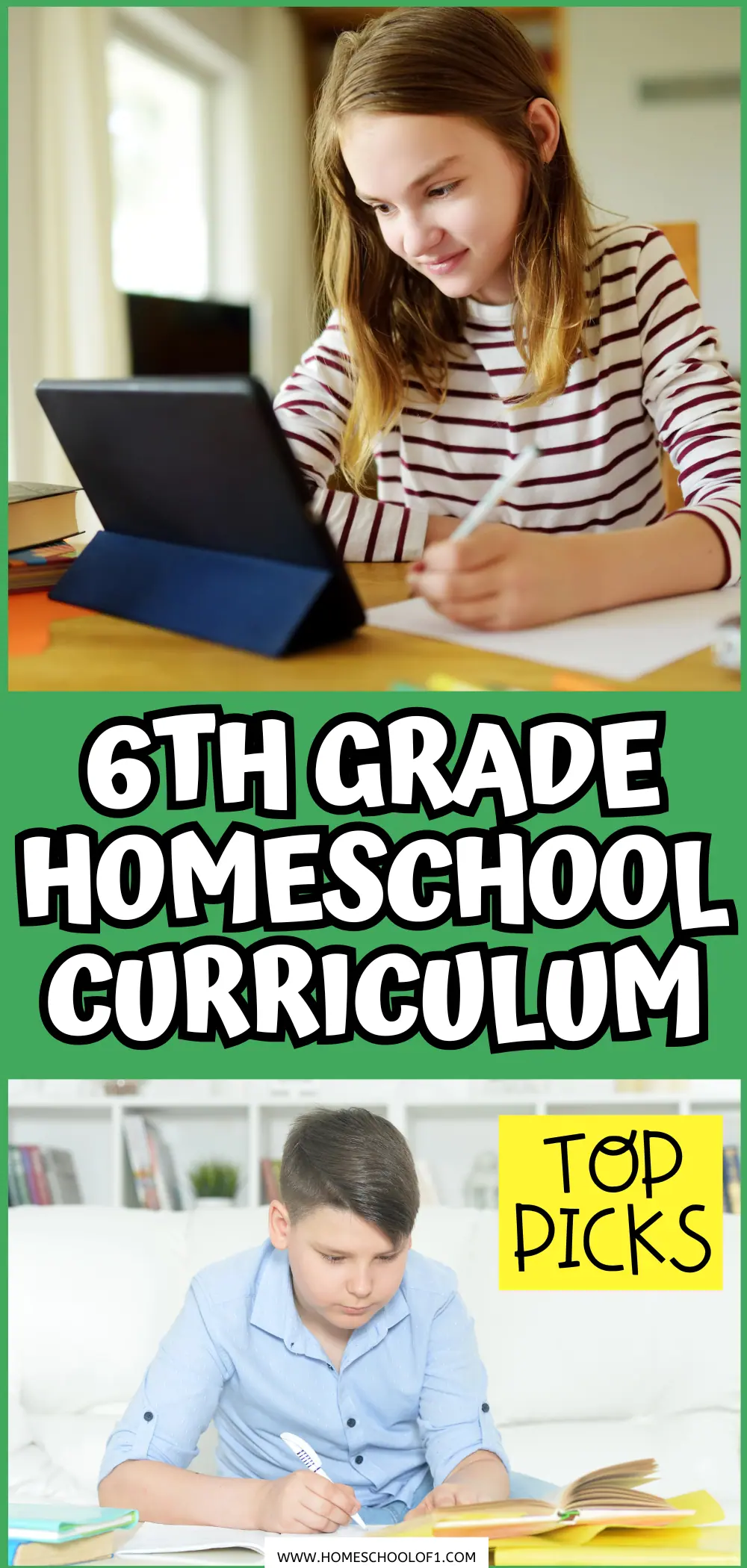 BEST 6TH GRADE HOMESCHOOL CURRICULUM TOP PICKS