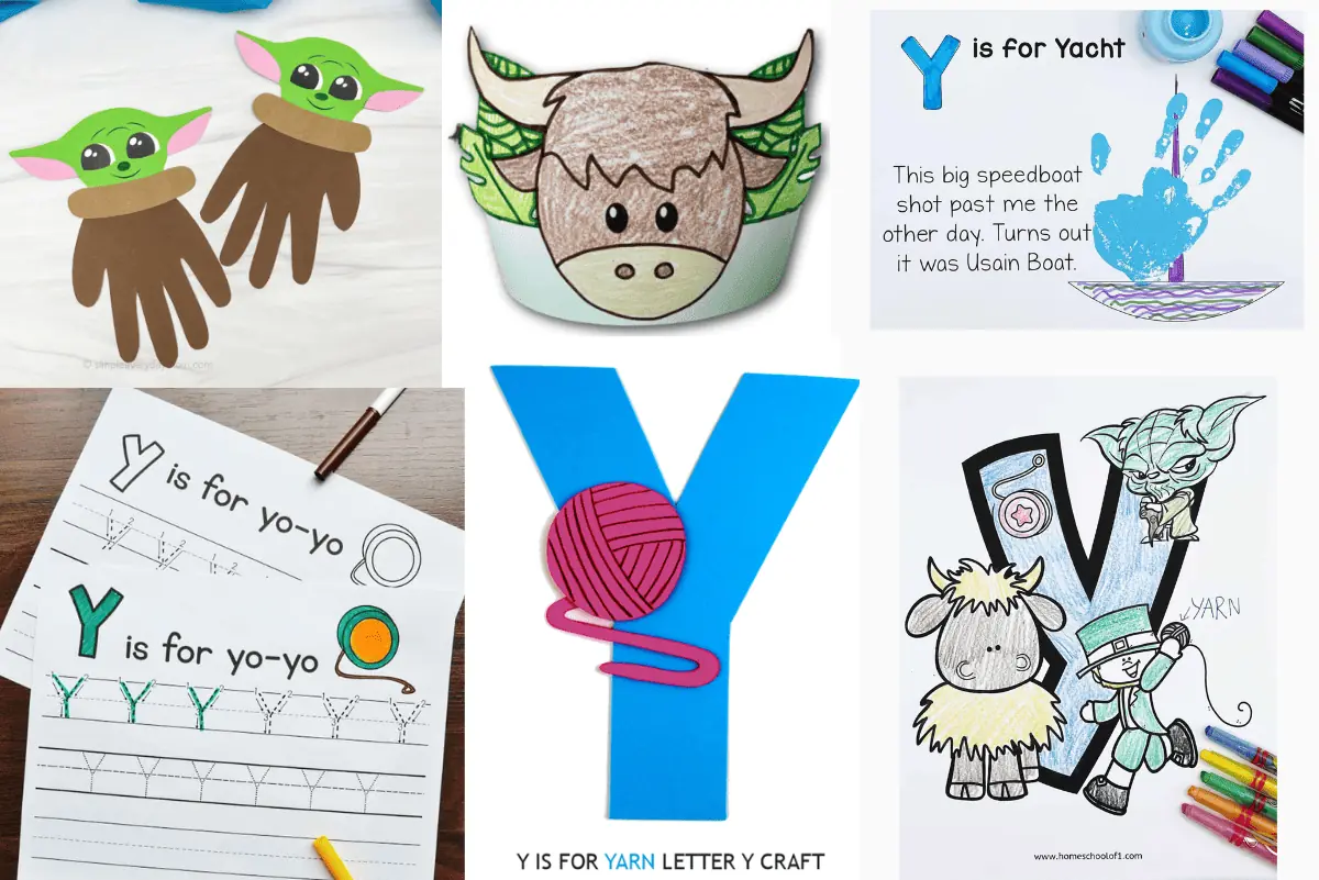 LETTER Y ACTIVITIES FOR PRESCHOOL