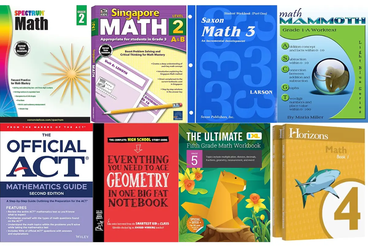 HOMESCHOOL MATH BOOKS