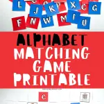 alphabet matching game printable