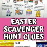 free easter scavenger hunt clues