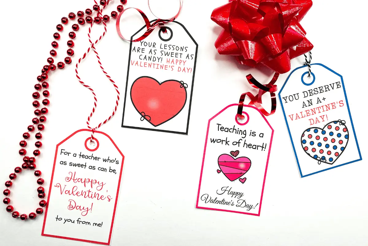 free printable valentine day tags for teachers