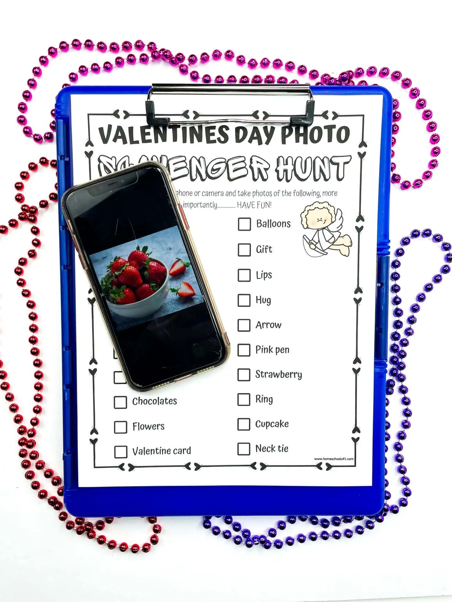 free valentine's day photo scavenger hunt