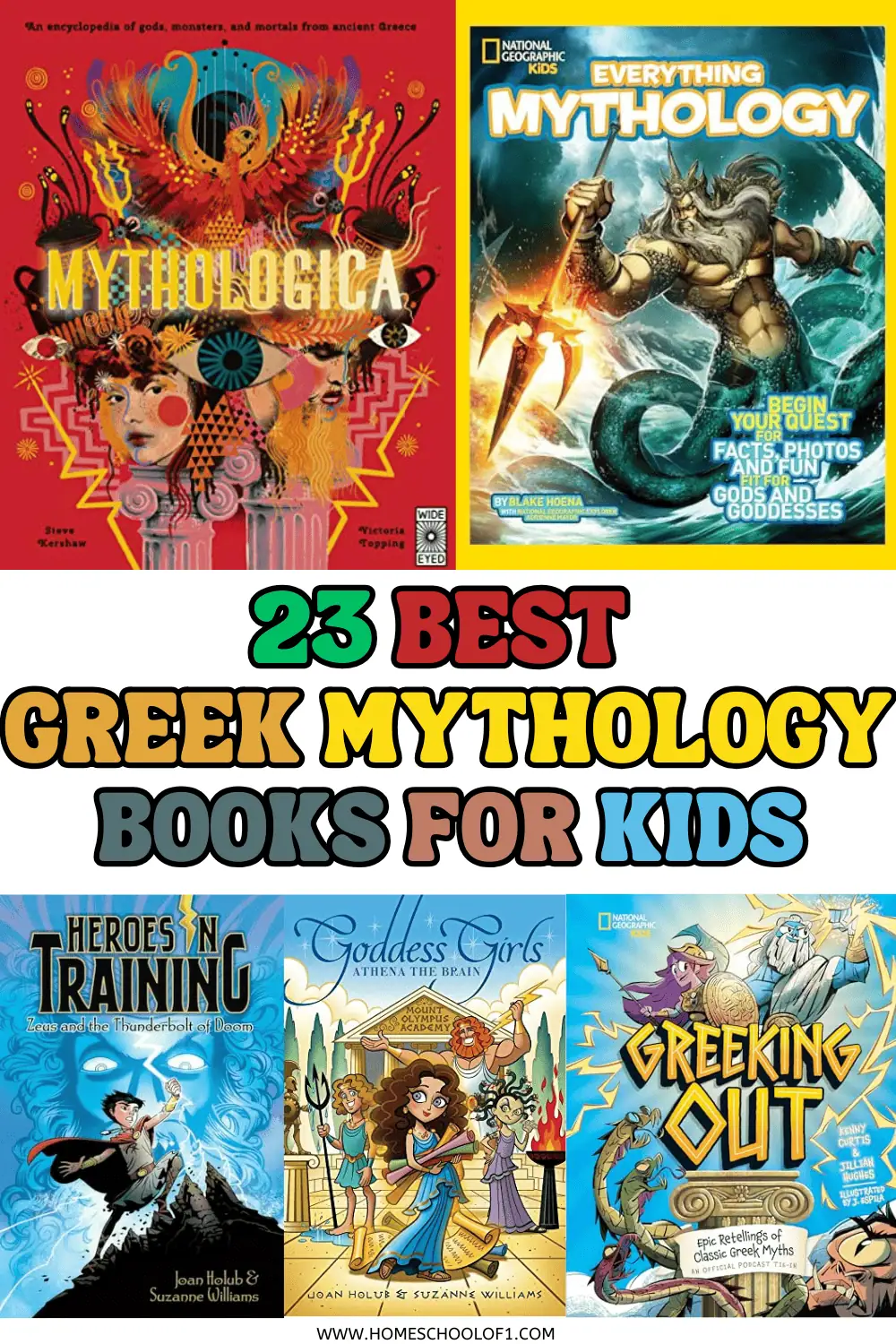 greek mythology books for kids