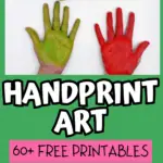 handprint art free printables