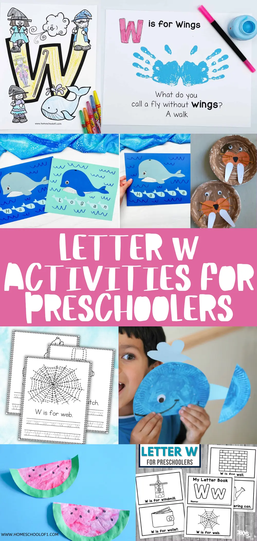 letter w activities for preschoolers