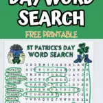 st. patrick's day word search