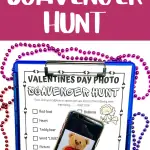 valentine's day photo scavenger hunt