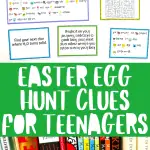 Easter egg hunt clues for teenager printable