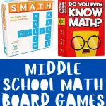 Middle school math board games