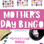 Mother's Day bingo printable