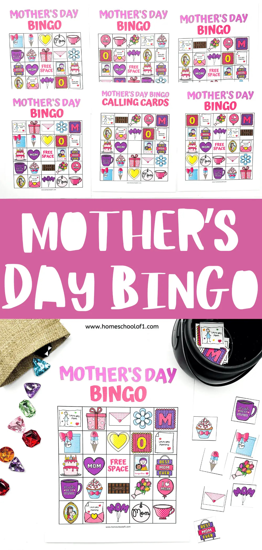 Mother's Day bingo printable