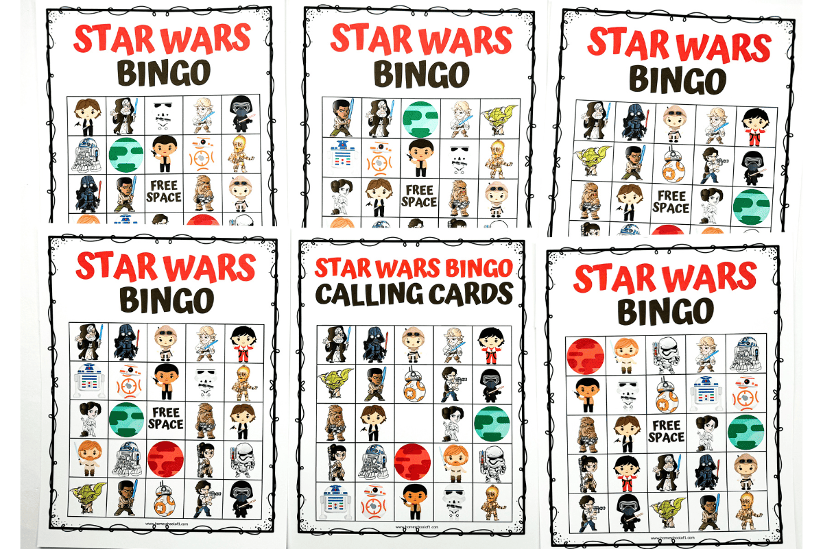 Free Star Wars Bingo Printable