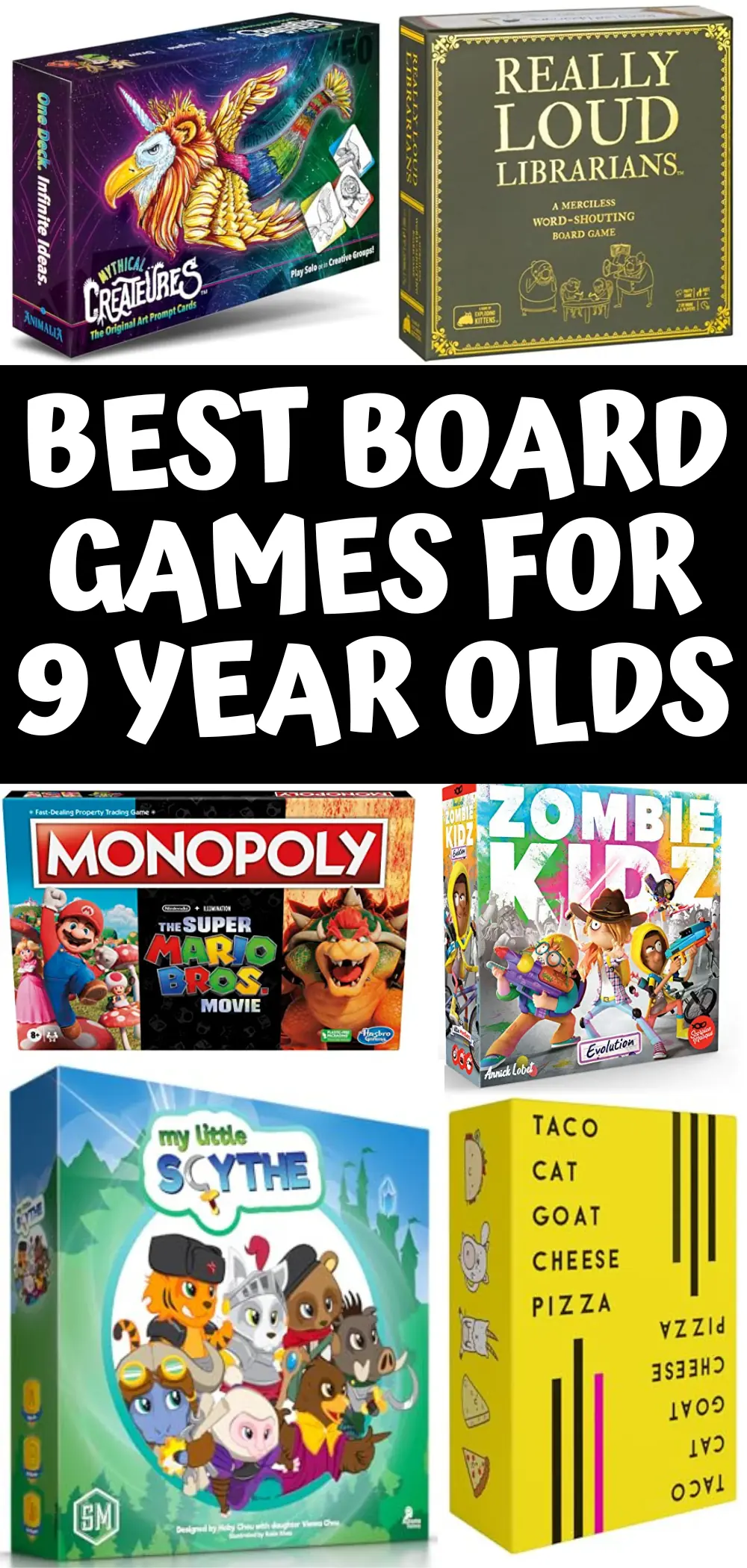 best board games for 9 year olds