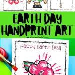 earth day handprint art